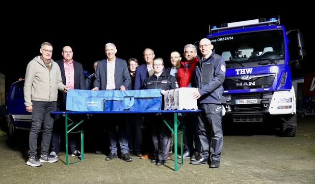 Der Ortsverband Osterholz-Scharmbeck des THW war in diesem Jahr der Spendenempfänger.