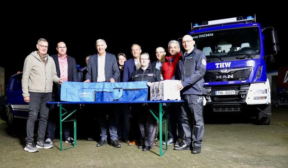 Der Ortsverband Osterholz-Scharmbeck des THW war in diesem Jahr der Spendenempfänger.