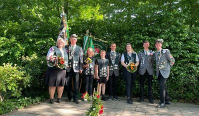 Das neue Königshaus in Hesedorf freut sich auf ein tolles Schützenjahr.