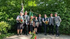 Das neue Königshaus in Hesedorf freut sich auf ein tolles Schützenjahr.