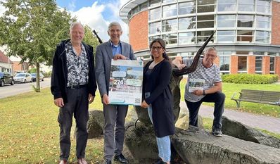 Bulle Carlos wartet darauf, dass man sein Gewicht schätzt.