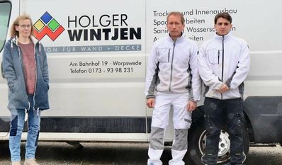 Team Wintjen: Holger Wintjen mit Ehefrau Carola und Sohn Maximillian.