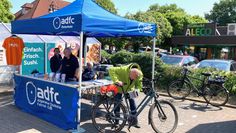 ADFC Stand zum Biomarkt Ritterhude