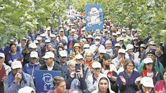 In Hannover protestierten mehr als 1.500 Zahnärztinnen und ihre Teams vor dem Landtag gegen die wieder eingeführte Budgetierung. Foto: Ole Spata/ZKN