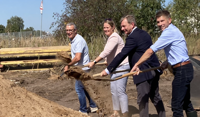 Schon bald werden sich verschiedene Unternehmen in dem neuen Gebiet verteilen.