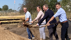 Schon bald werden sich verschiedene Unternehmen in dem neuen Gebiet verteilen.
