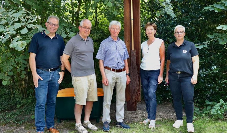 (v. l.) André Bischoff, Reinhard Wischhusen, Hermann Bliefernicht, Marion Schorfmann und Maike Sylvester.
