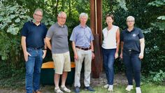 (v. l.) André Bischoff, Reinhard Wischhusen, Hermann Bliefernicht, Marion Schorfmann und Maike Sylvester.