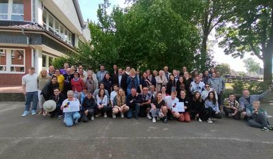 Die Mitglieder der Partnerschaftsvereine beim Abschied. Das nächste Treffen ist bereits geplant.