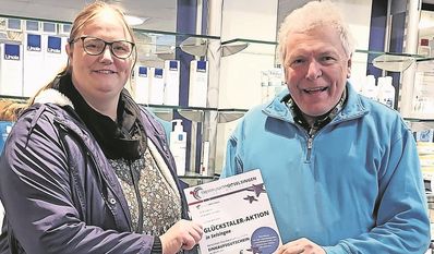 Eileen Klose gewann einen Gutschein für die Apotheke.