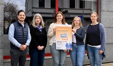 Stephan Müller, Simone Kröning, Lisa-Marie Grusewski, Laura Hettich und Katja Raetz haben das „Azubi-Match“ auf die Beine gestellt.