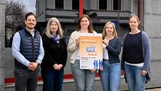 Stephan Müller, Simone Kröning, Lisa-Marie Grusewski, Laura Hettich und Katja Raetz haben das „Azubi-Match“ auf die Beine gestellt.