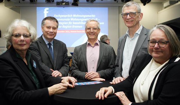 Susanne Krebser und Suse Laue (beide Kommunalverbund) organisierten den Abend mit Ralf Lindemann, Frank Schlegelmilch und Bernhard Faller