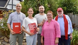 Die Mitglieder der SPD zogen alle ein positives Fazit des ersten Sommerfestes.
