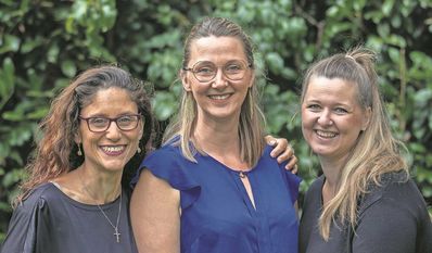 Die Vereinsgründerinnen Nataly Kraus, Sara Schwebke und Tabea Kraußer.