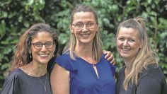 Die Vereinsgründerinnen Nataly Kraus, Sara Schwebke und Tabea Kraußer.