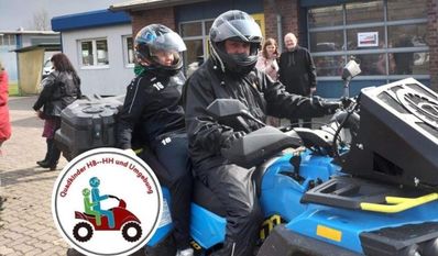 Eine Fahrt auf einem Quad macht sowohl Groß als auch Klein Spaß.