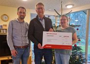 Marina Muche freut sich sehr über die Unterstützung der Firma Hoyer.