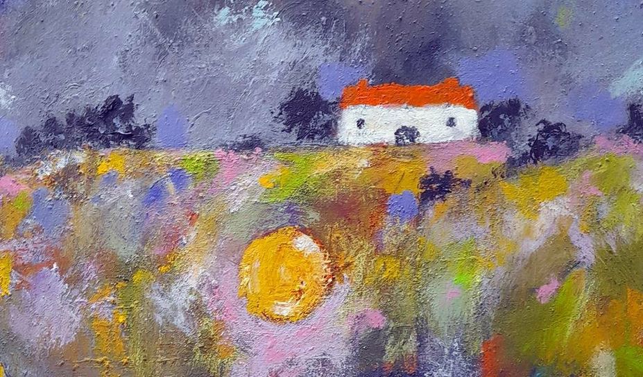 Das Kunstwerk „Abend“ von Heinz Glaasker.