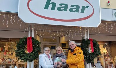 Anke Haar veranstaltete ein Wintergrillen, dessen Einnahmen der Sterntaler Aktion zu Gute kamen.