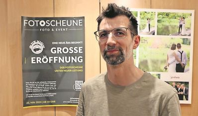Arkadius Rojek will neue Akzente in der Fotoscheune setzen. Foto: akl