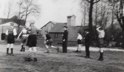 Fußball auf dem alten Sportplatz