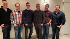 Vorstand der Junglandwirte: Marco Heins (v. li.), Sven Schröder, Corvin Kackmann, Bjarne Heins, Heiko Philipp und Henning Brandt.