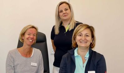 Der Eingangs- und Empfangsbereich.