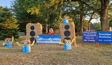 Die Minions sind los und drehen frei in Wallhöfen zu DJ Toddy.