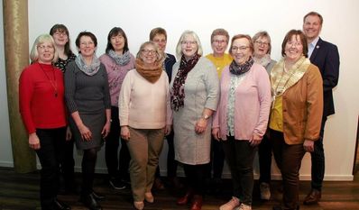 Bürgermeister Guido Dieckmann ist ein gern gesehener Gast bei den Beverstedter Landfrauen.