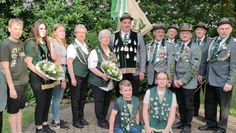 Das amtierende Königshaus um König Marco Buchholz freut sich auf ein schönes Schützenfest.