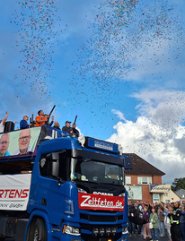 Der Bartho-Markt war trotz wechselhaftem Wetter gut besucht.