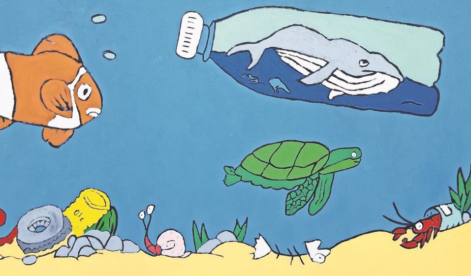 Der Müll in unseren Meeren ist für alle Tiere lebensbedrohlich - das haben die Schüler:innen deutlich gemacht.