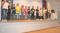 Die Kinder der Grundschule Alfstedt-Ebersdorf freuen sich über das abwechslungsreiche Angebot der Platt-AG und zeigen stolz, was sie in den letzten Monaten und Jahren gelernt haben.