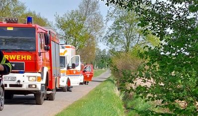 Fahrzeuge an der Einsatzstelle