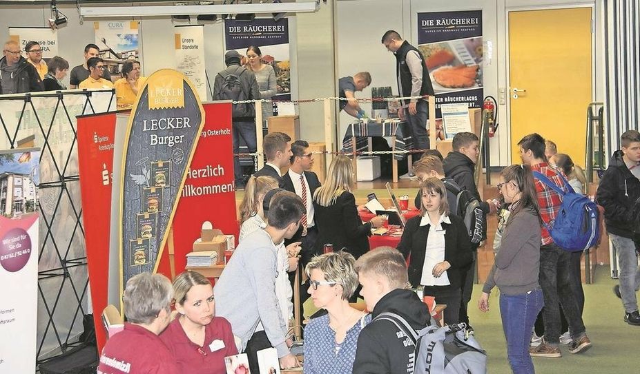 Welcher Job ist der richtige für mich? Bei der Ausbildungsmesse können sich Interessierte umfassend informieren.