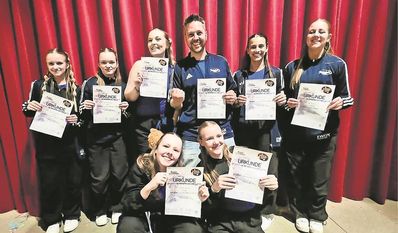 Die Dynamics freuen sich über den sechsten Platz bei der Deutschen Meisterschaft.