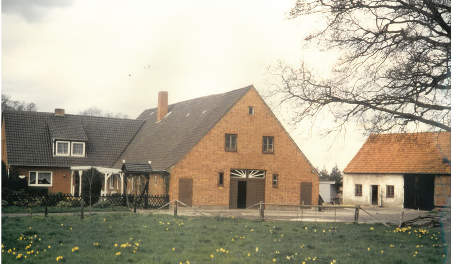Der Hof vor der Umgestaltung.