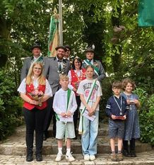 Das Königshaus um die Majestäten Maren Lührs und Sebastian Wick freut sich auf drei tolle Tage Schützenfest.