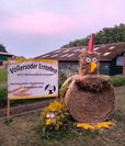 Das Heu-Huhn weist schon einmal darauf hin: Am zweiten Septemberwochenende steht das Erntefest in Vollersode an.