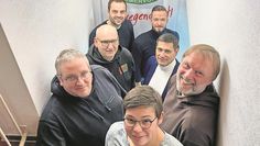 Freuen sich auf eine aktives Jahr 2025: (von hinten links nach vorne) Sven Wilkens, Thilo von Kamp, Mario Klusowski, Martin Jahn, Christian Merz, Detlef Klein und Julia Zander.