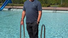 Timm Haberland im Waldbad Gnarrenburg.