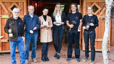 Bei der Spendeübergabe waren (v.l.n.r.) Manfred Priwitzer (Kassenwart), Ludwig Jahn, Danijela Husejnovic für das SOS Kinderdorf, Louisa Happe für die Stiftung Leben und Arbeit, Harald Geiger (1. Vorsitzender) und Inga Mehrtens (Marktmeisterin) vertreten. Foto: eb