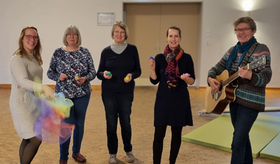Spielerisch wollen die Singepaten den Kindern die Musik näherbringen.