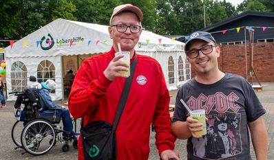 Die Gäste und Beschäftigten genossen unter anderem leckere alkoholfreie Cocktails.