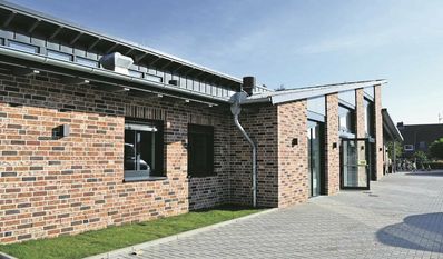 Erstrahlt am Ortseingang von Selsingen: Die Baumaßnahmen für die Kooperative Kita der Lebenshilfe Bremervörde/Zeven sind mit der offiziellen Eröffnung am 14. Oktober abgeschlossen.