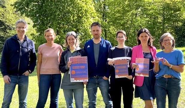 Stuart Pengelley, Meike Artmann, Regine Moll, Gabriel Goritzka, Lara Miesner, Sonja Widdel und Heike Wilhelm