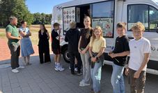 Eine leckere Belohnung für die gemeinsam geradelten Kilometer und das Engagement.