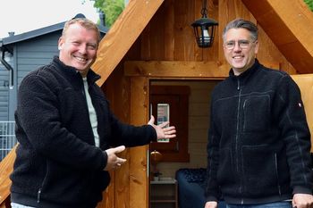 Die neuen Betreiber des Campingplatzes in Gnarrenburg: Ingo und Benjamin Ritter