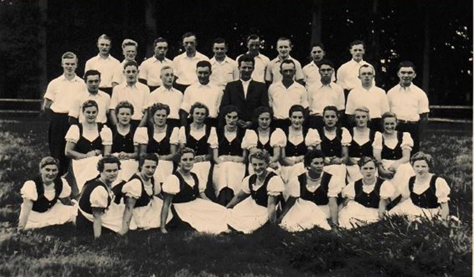 Das erste Gruppenbild der Landjugend Anderlingen aus dem Jahr 1953.